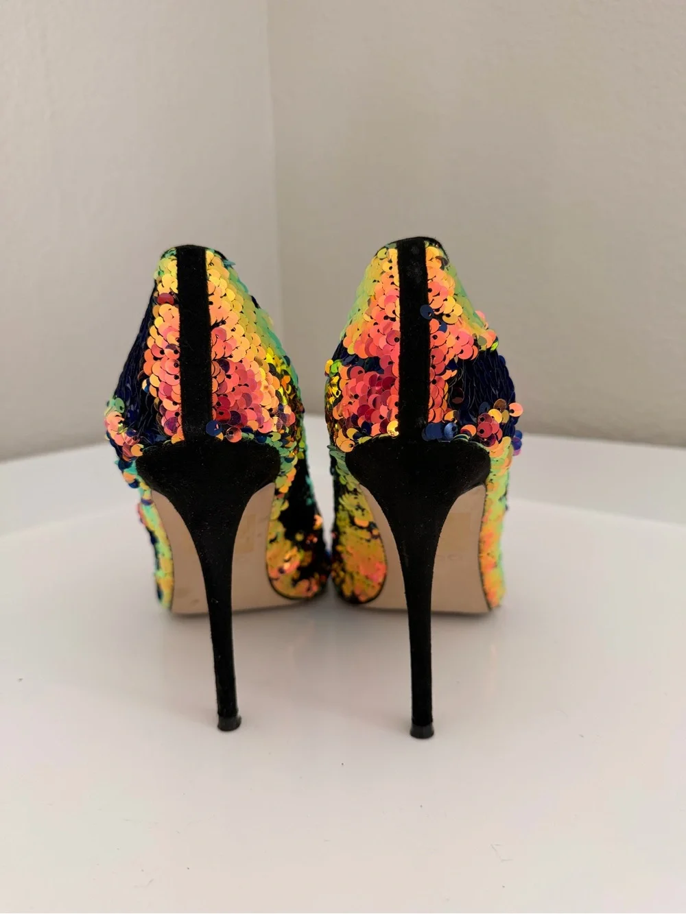 Aldo Multicolor Sequin Pointed-Toe Stiletto Heels